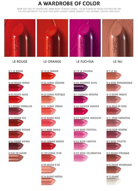 ysl lipstick for asian skin|ysl lipstick color chart.